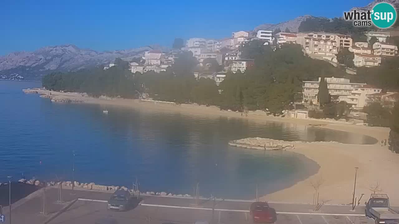 Baška Voda webcam – Podluka beach