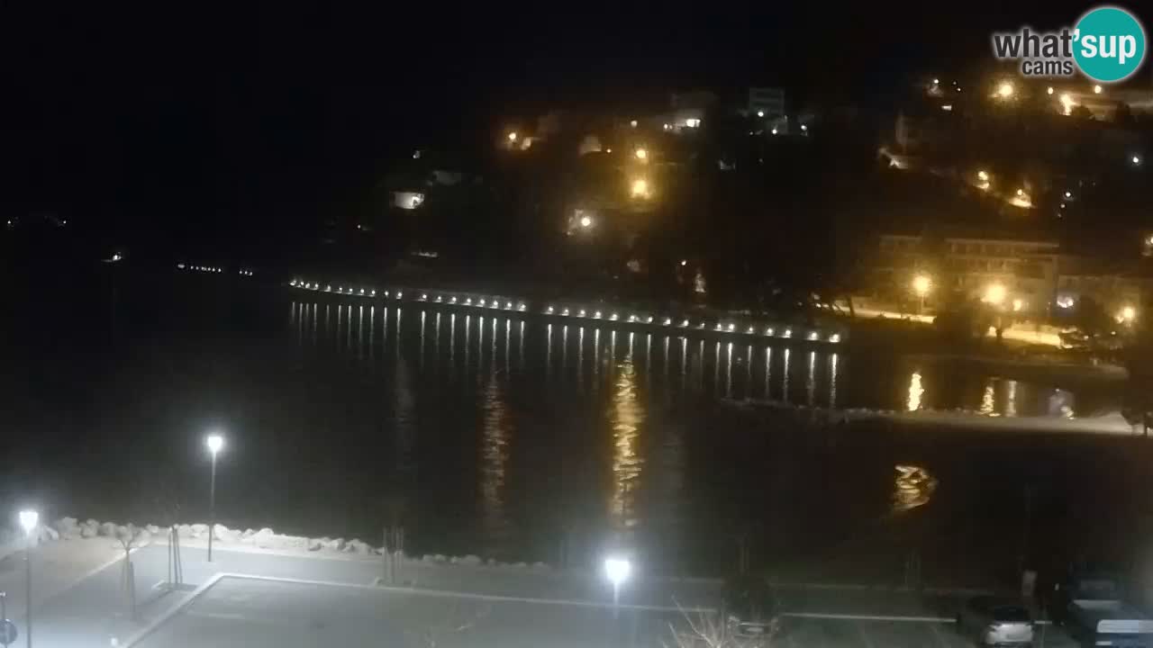 Baška Voda livecam plage Podluka