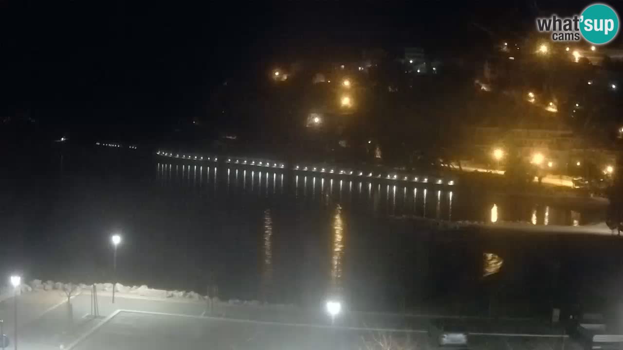 Baška Voda | webcam Podluka Strand