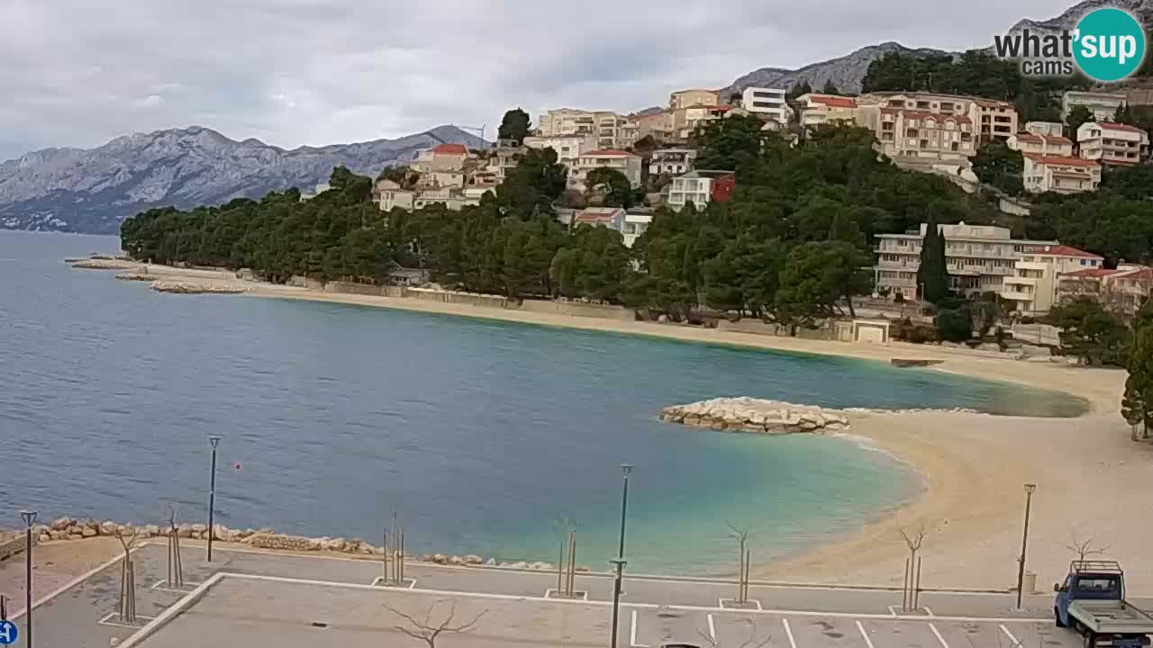 Baška Voda | Podluka beach webcam