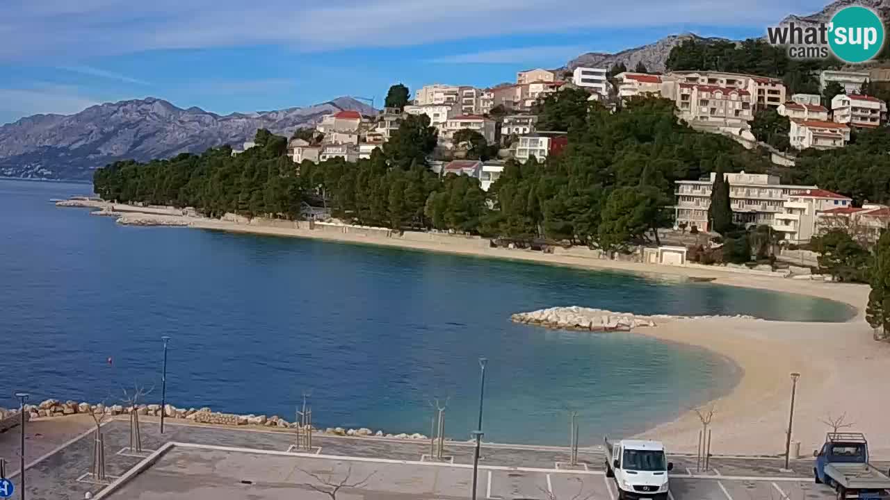 Baška Voda | Podluka beach webcam