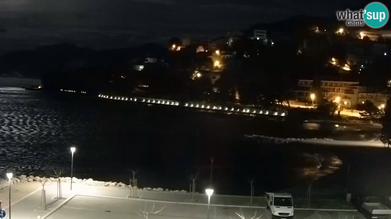 Baška Voda livecam plage Podluka