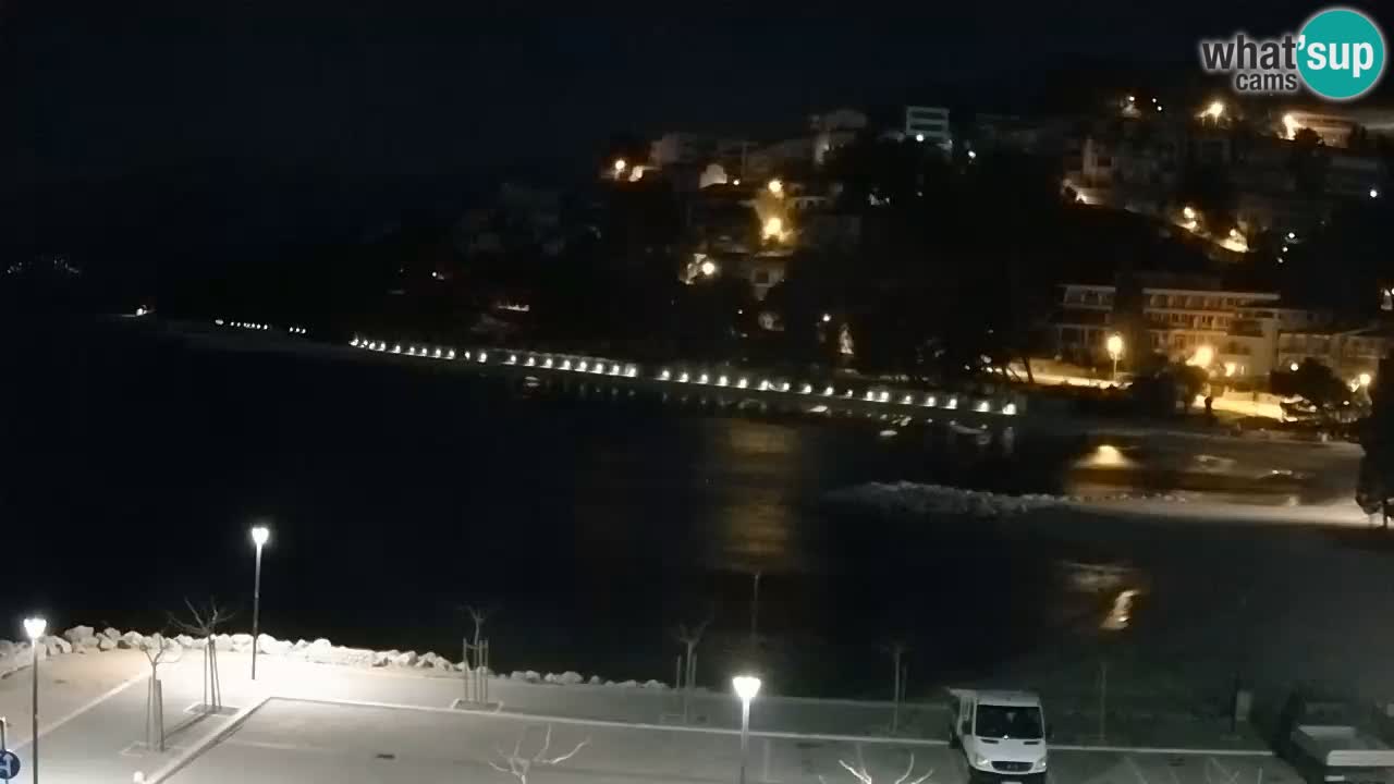 Baška Voda | Podluka beach webcam