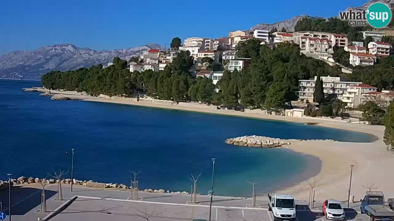 Baška Voda | Podluka beach webcam