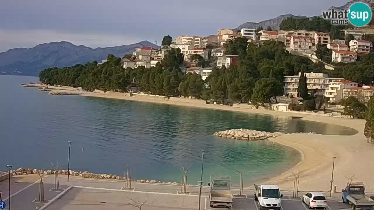 Baška Voda | Podluka beach webcam