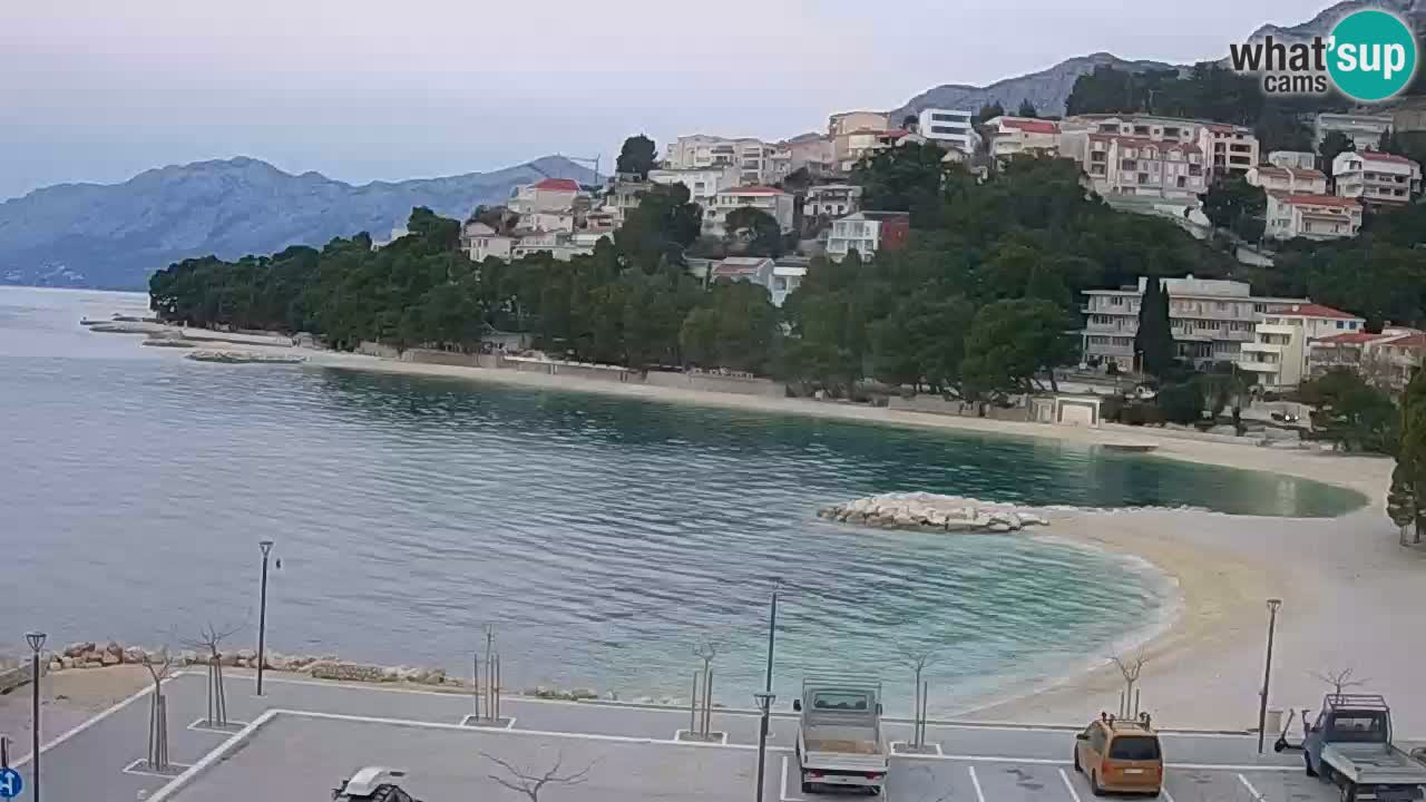 Baška Voda | Podluka beach webcam