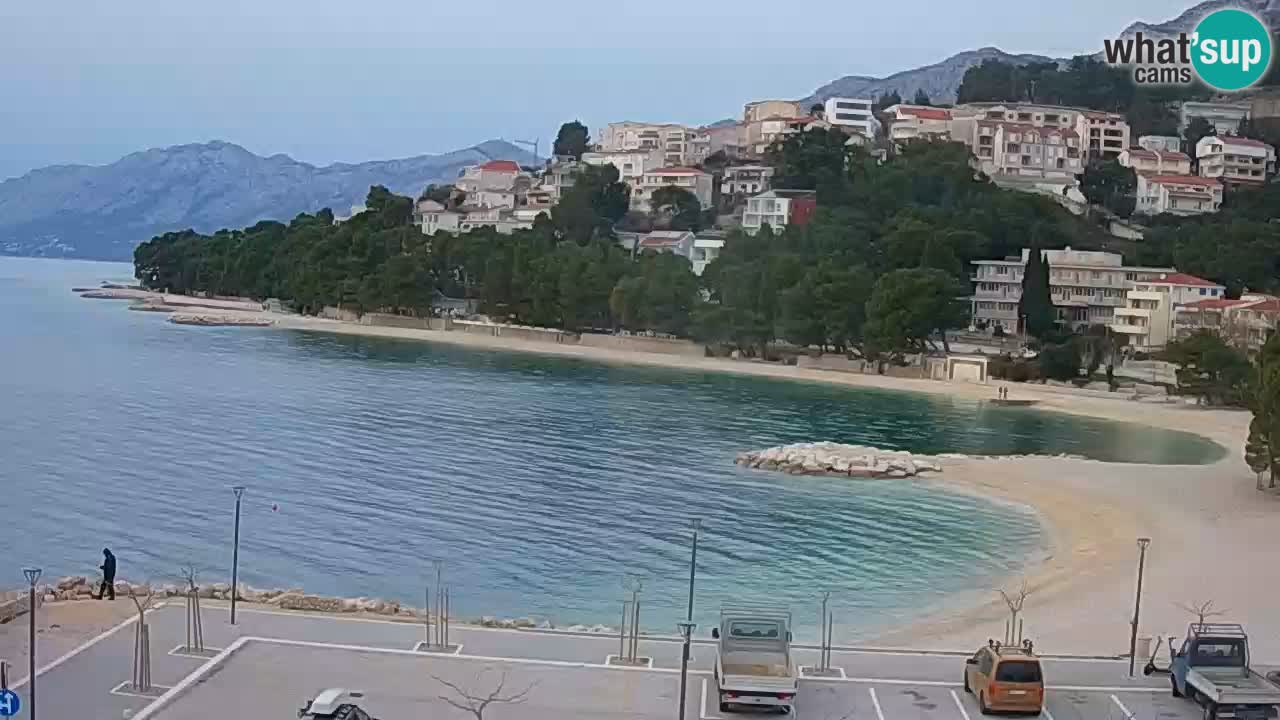 Baška Voda | Podluka beach webcam