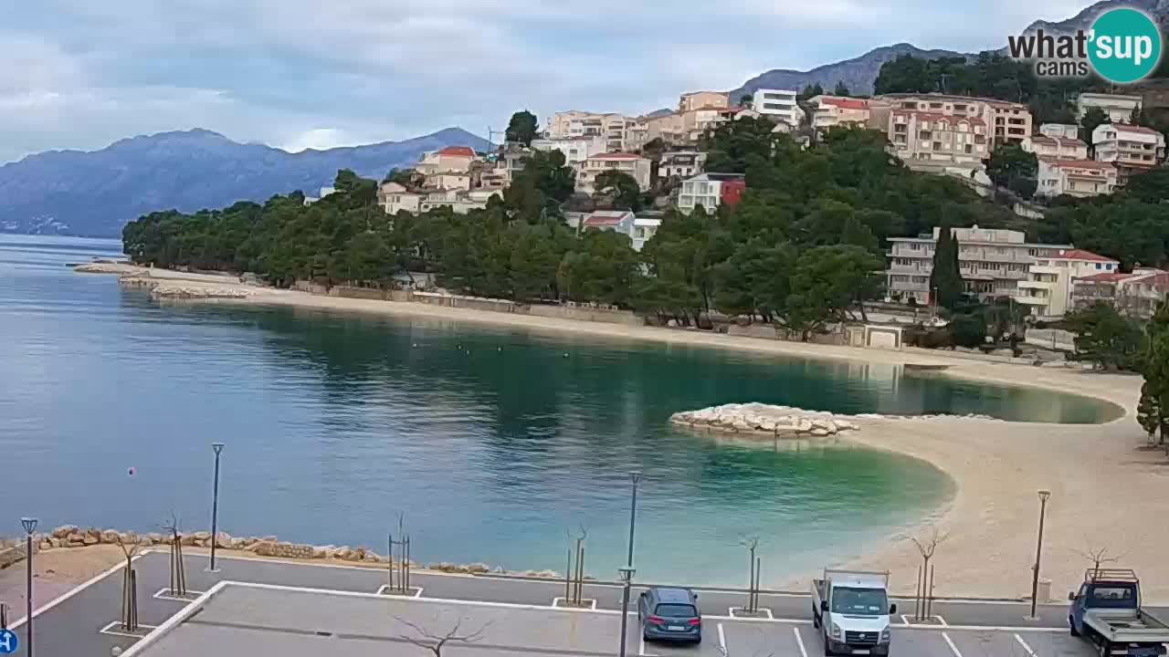 Baška Voda | webcam Podluka Strand