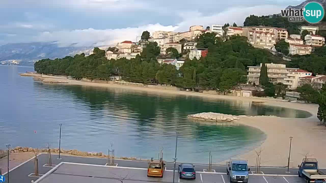 Baška Voda | webcam Podluka Strand