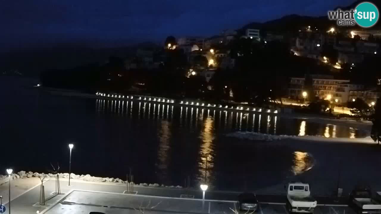 Baška Voda live | webcam spiaggia Podluka