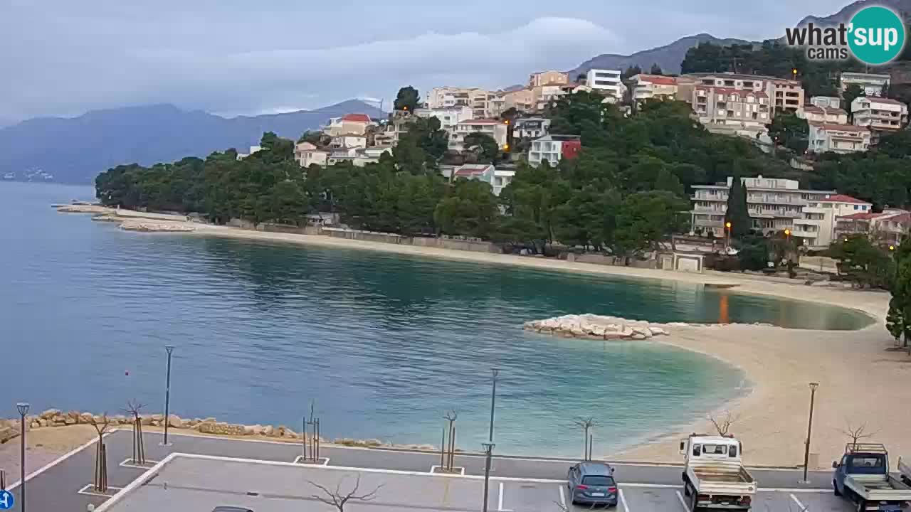 Baška Voda | Podluka beach webcam