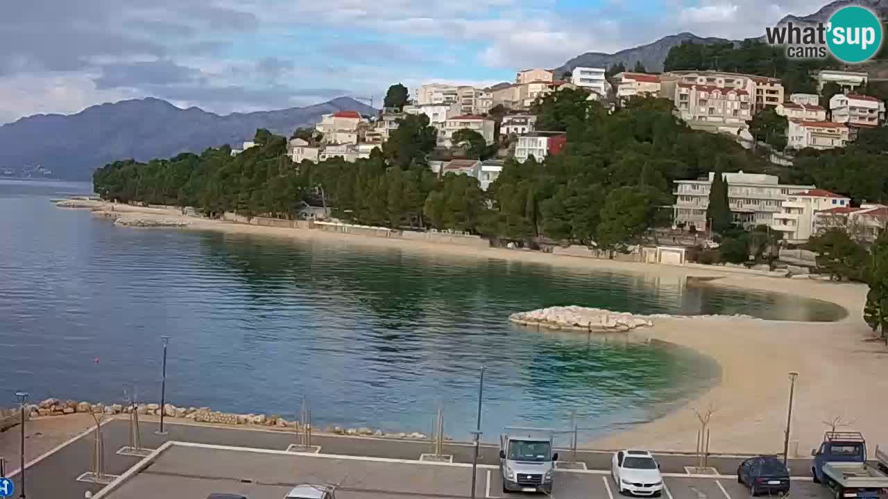 Baška Voda | Podluka beach webcam