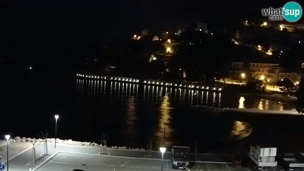 Baška Voda | Podluka beach webcam