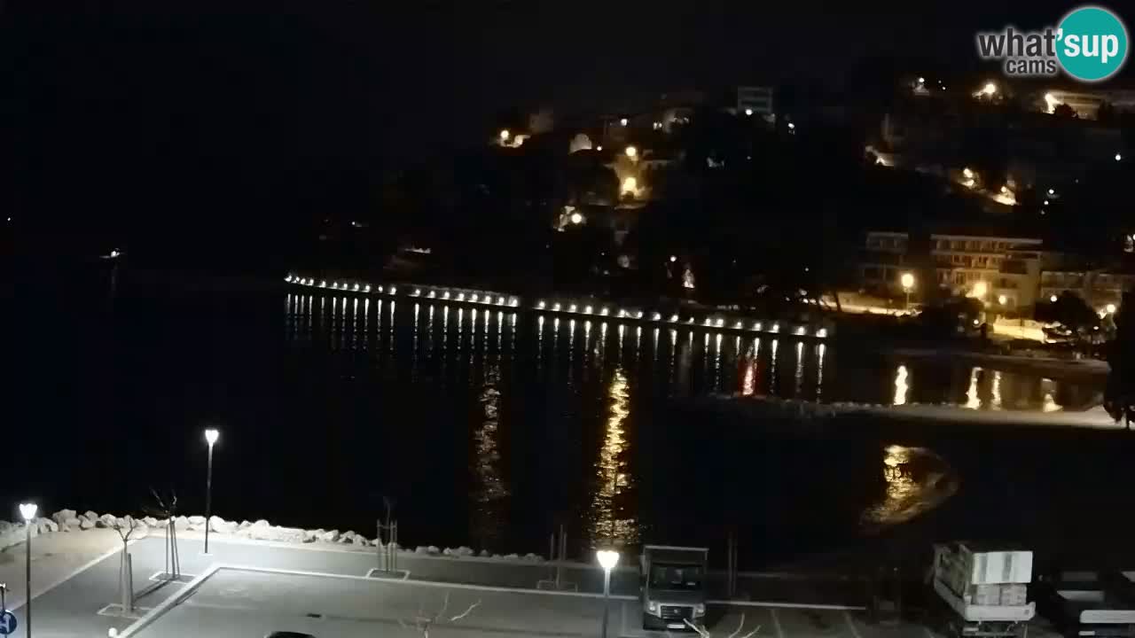 Baška Voda | webcam Podluka Strand