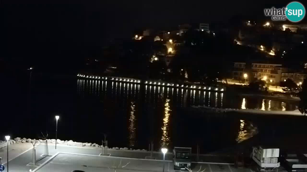 Baška Voda | webcam Podluka Strand