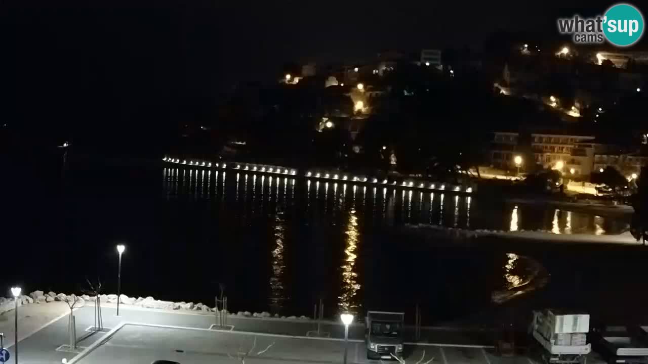 Baška Voda | webcam Podluka Strand