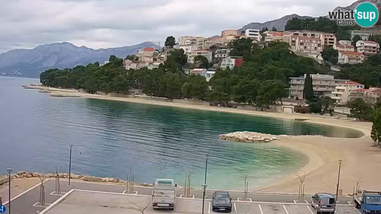 Baška Voda | webcam Podluka Strand