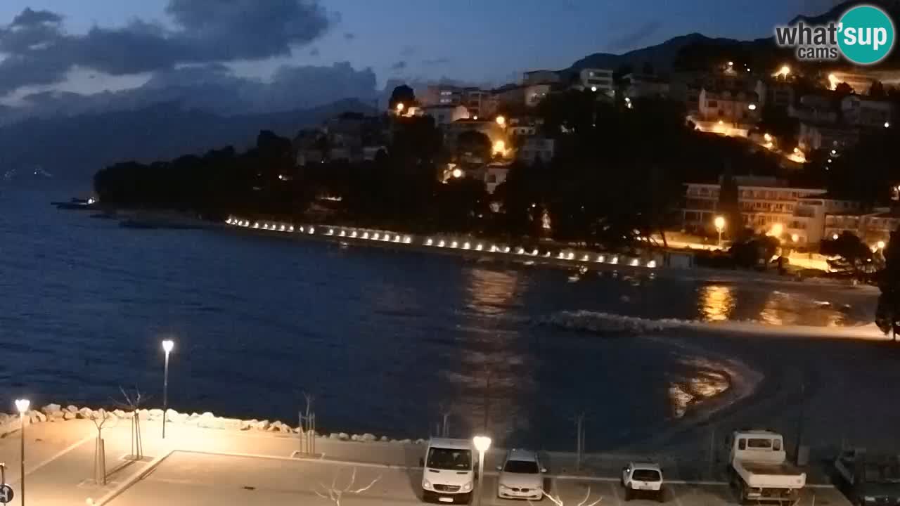 Baška Voda | webcam Podluka Strand