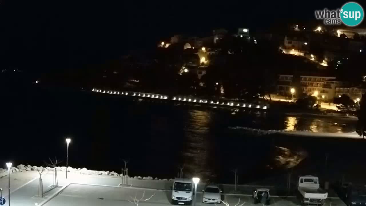 Baška Voda | Podluka beach webcam