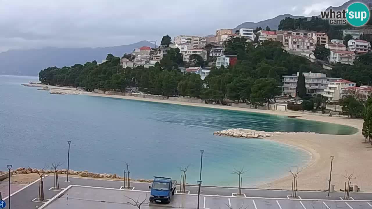 Baška Voda u živo | web kamera plaža Podluka