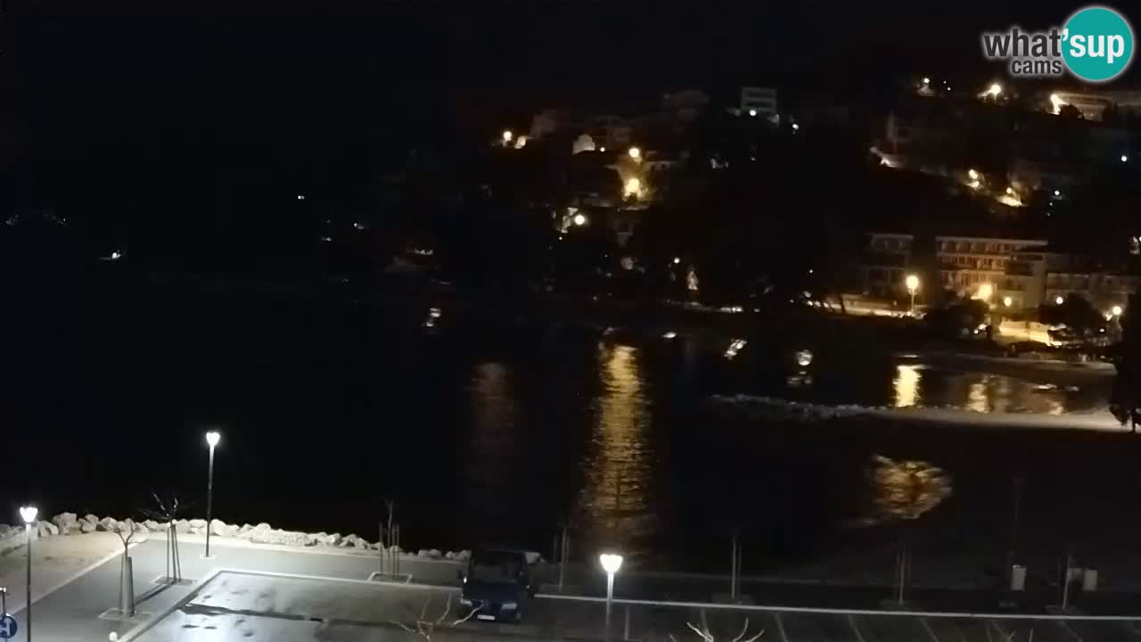 Baška Voda | webcam Podluka Strand