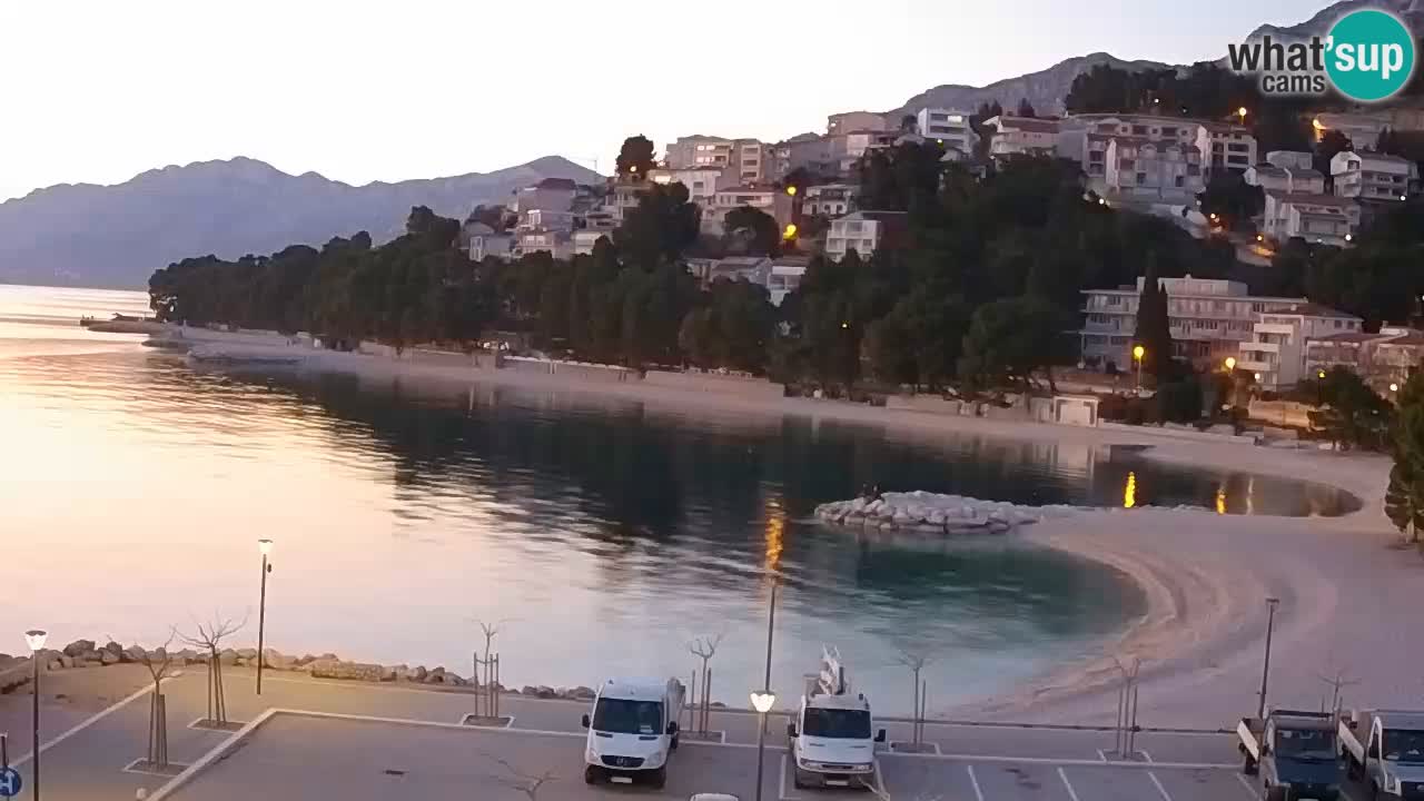 Baška Voda | Podluka beach webcam