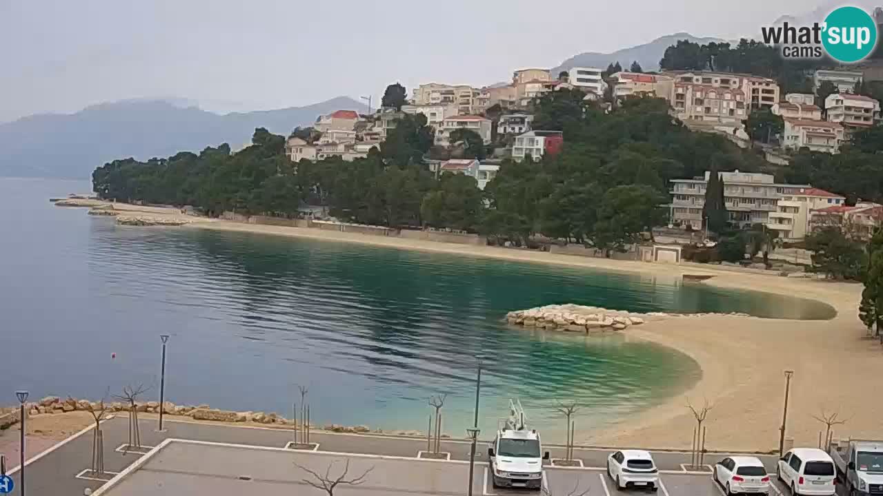 Baška Voda | webcam Podluka Strand