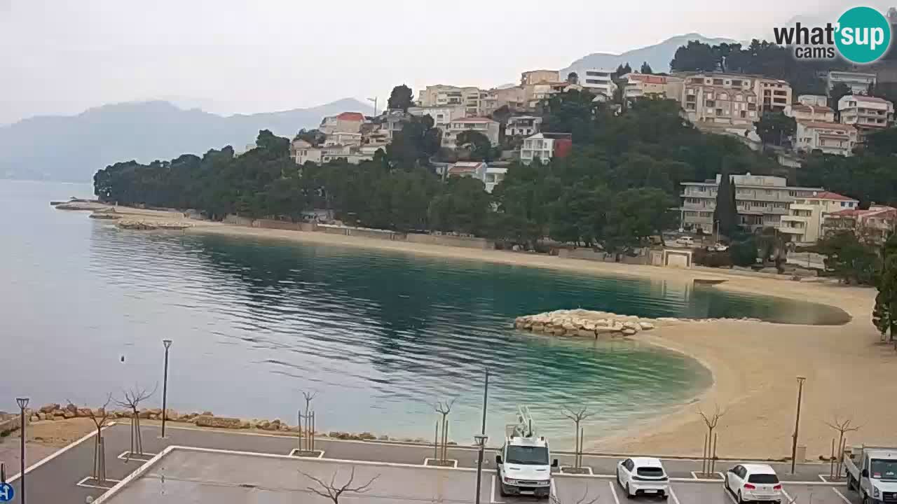 Baška Voda | Podluka beach webcam