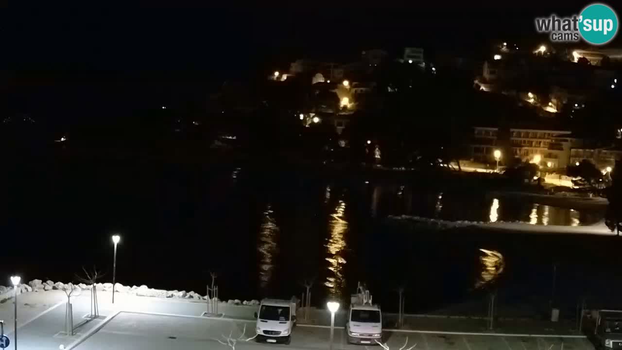 Baška Voda live | webcam spiaggia Podluka