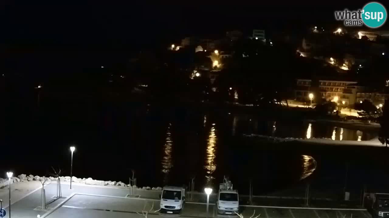 Baška Voda | Podluka beach webcam