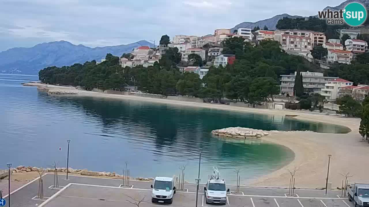 Baška Voda | Podluka beach webcam