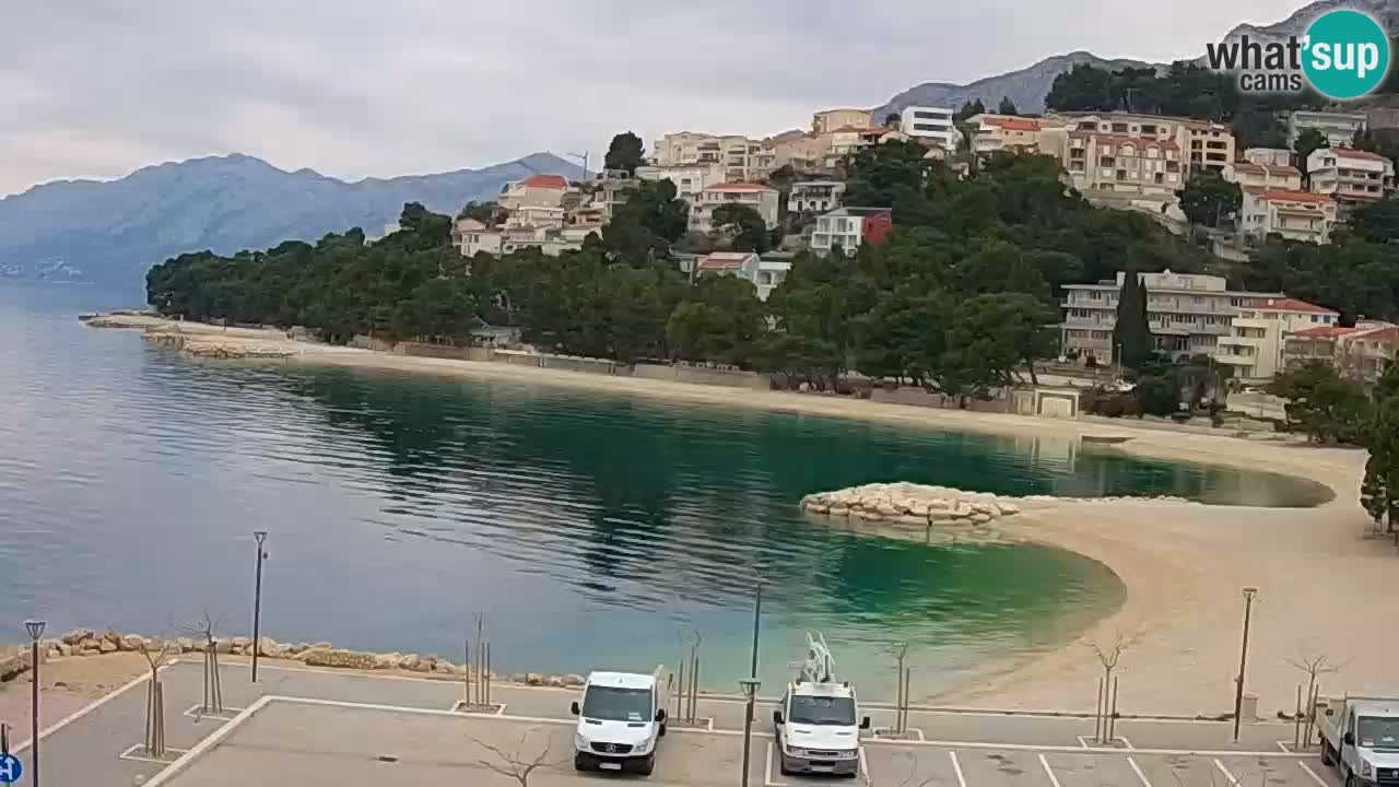 Baška Voda | Podluka beach webcam