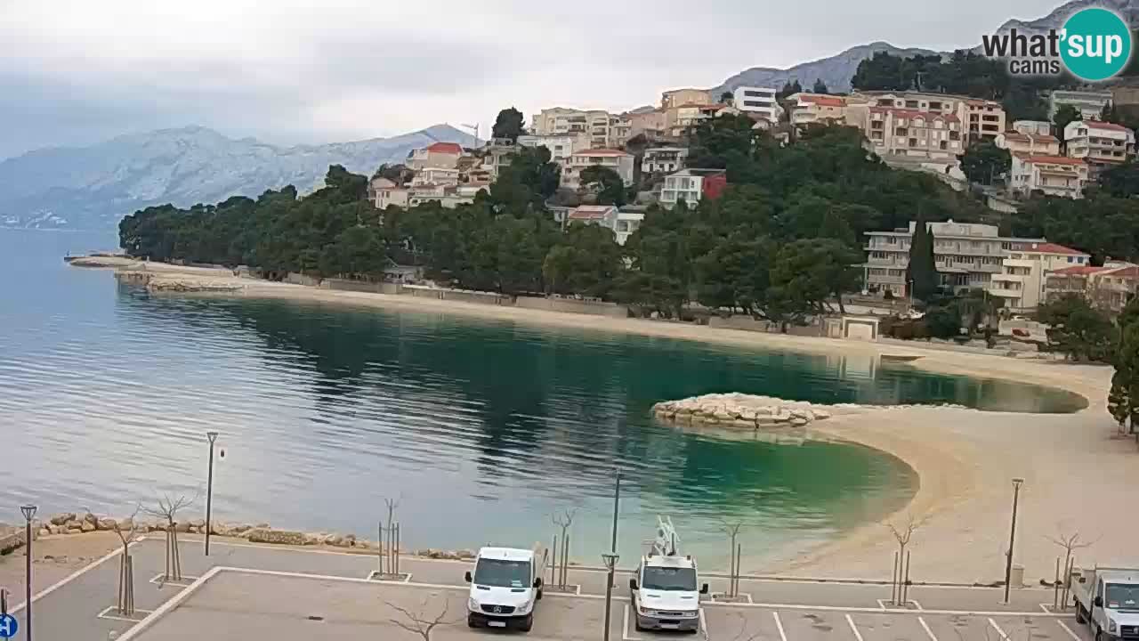 Baška Voda | Podluka beach webcam