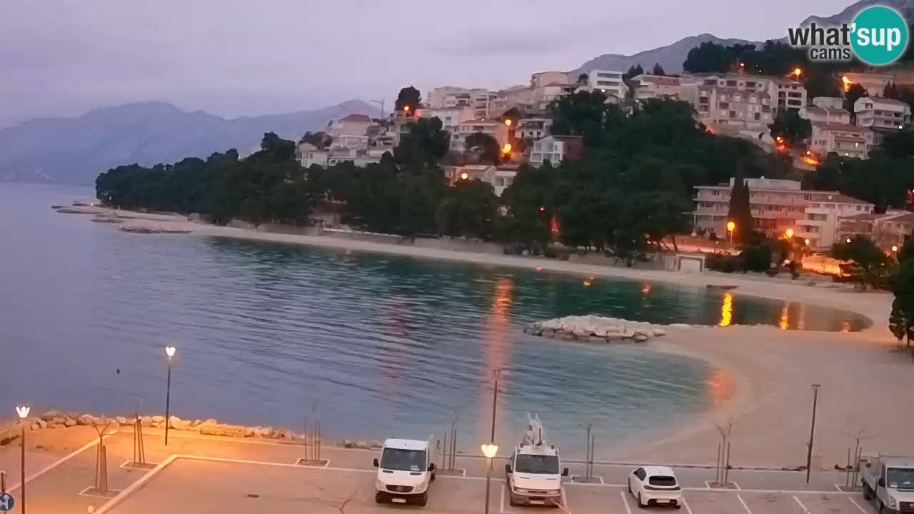 Baška Voda | Podluka beach webcam