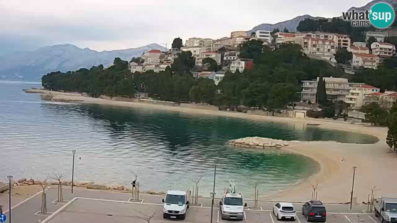 Baška Voda | Podluka beach webcam