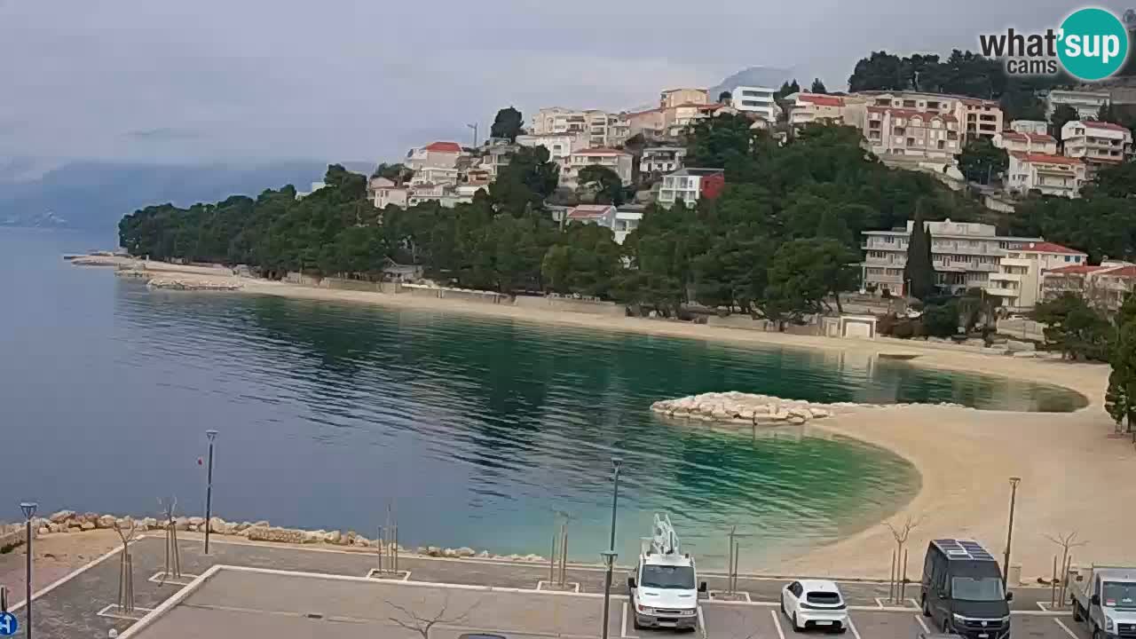 Baška Voda | webcam Podluka Strand