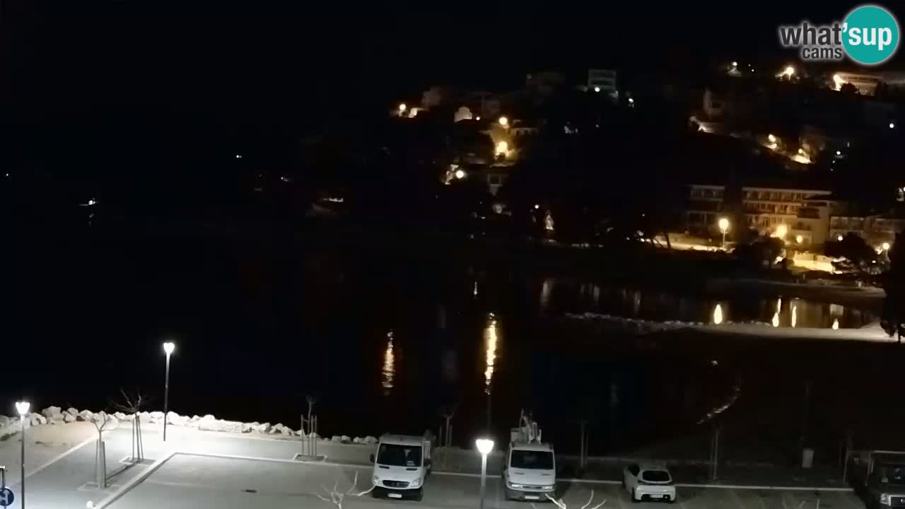 Baška Voda live | webcam spiaggia Podluka