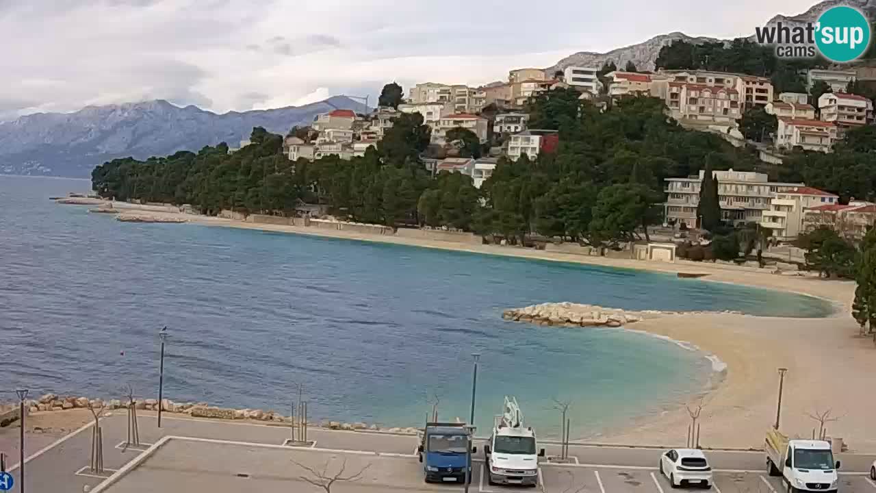 Baška Voda | Podluka beach webcam