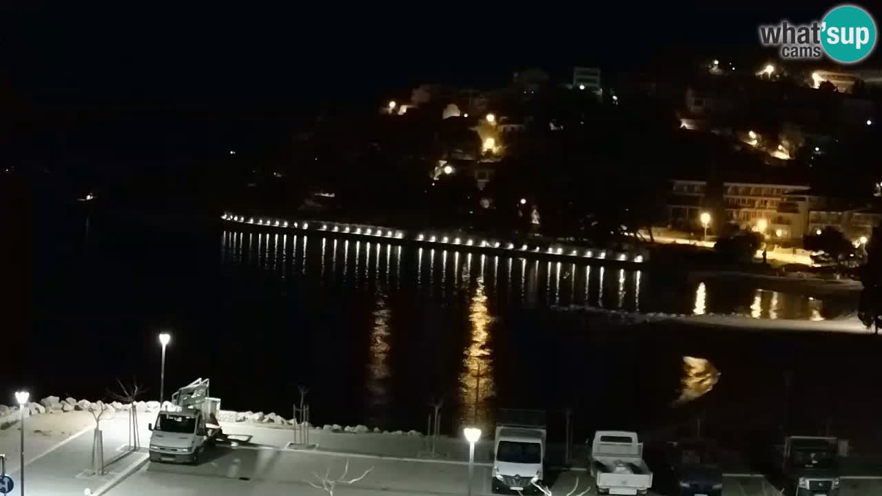 Baška Voda | webcam Podluka Strand