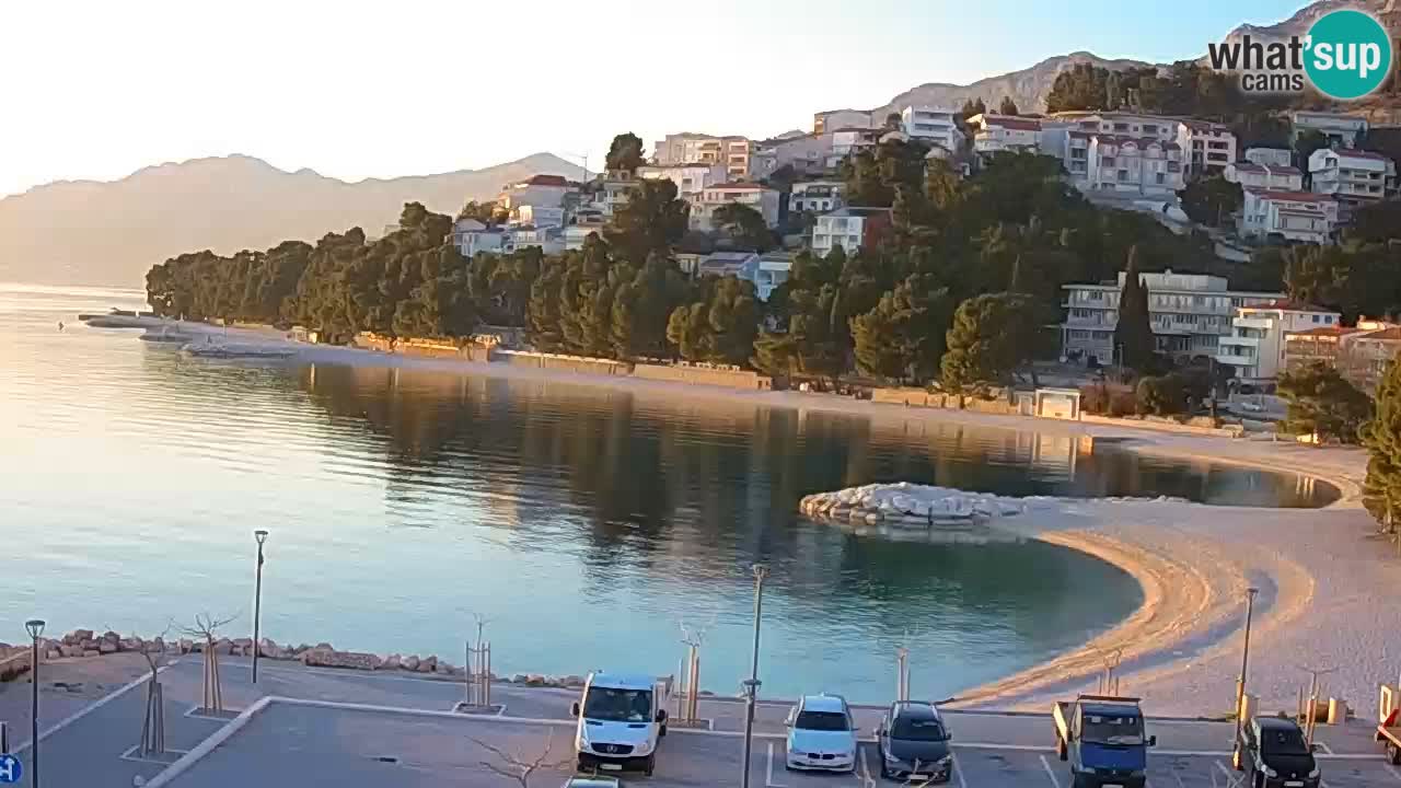 Baška Voda | Podluka beach webcam