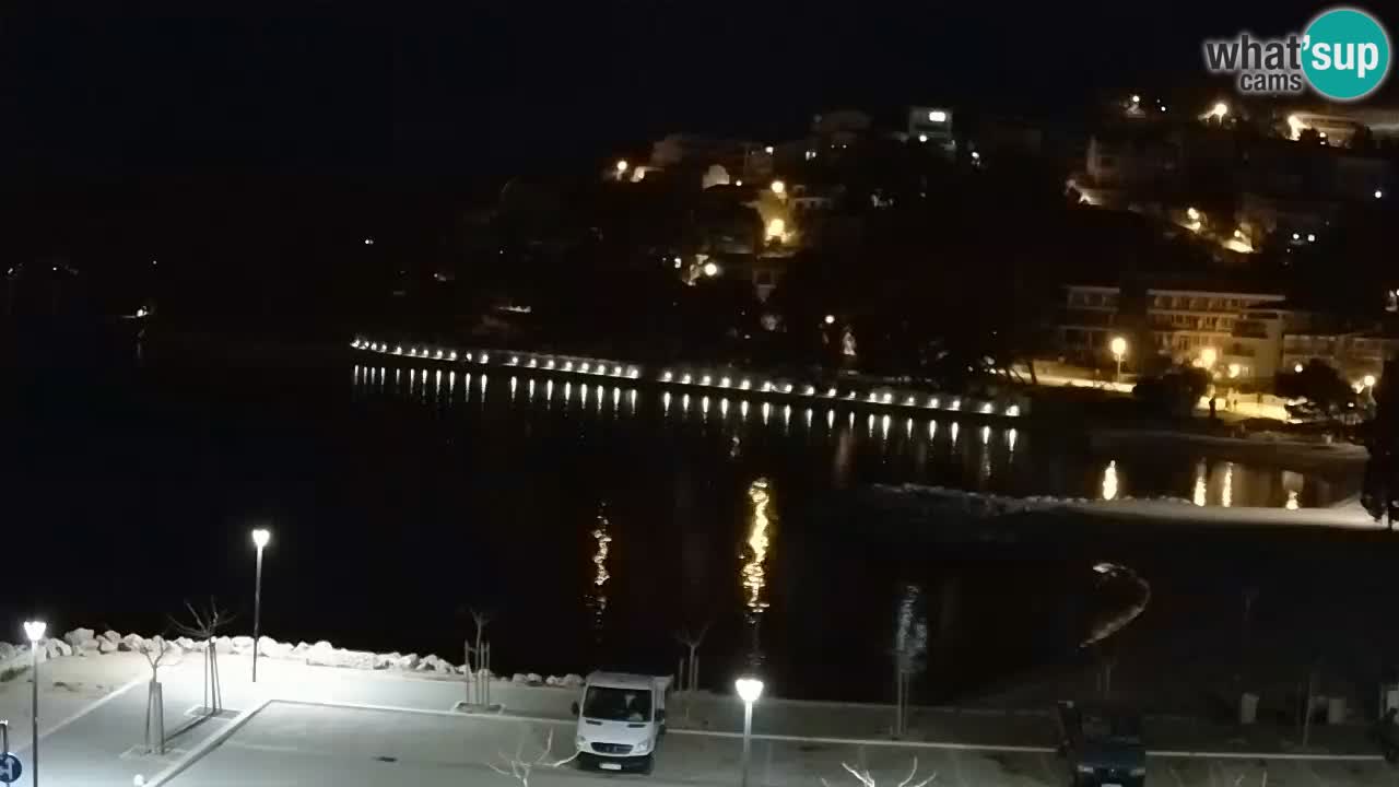 Baška Voda | Podluka beach webcam