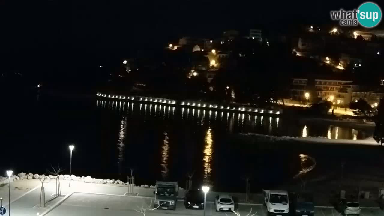 Baška Voda webcam – Podluka strand