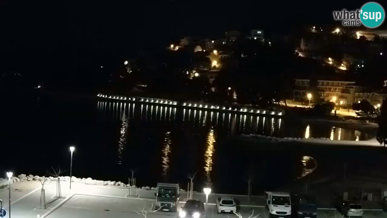 Baška Voda webcam – Podluka strand