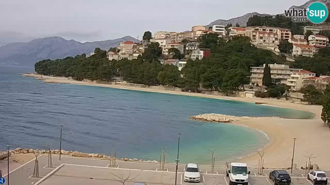 Baška Voda u živo | web kamera plaža Podluka