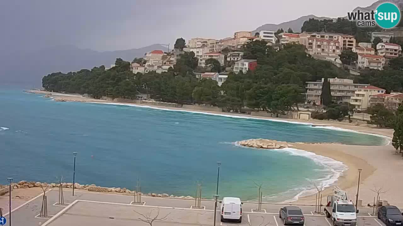 Baška Voda | webcam Podluka Strand