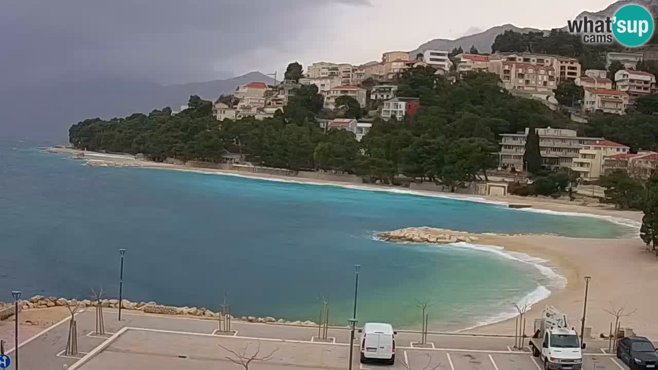 Baška Voda | Podluka beach webcam