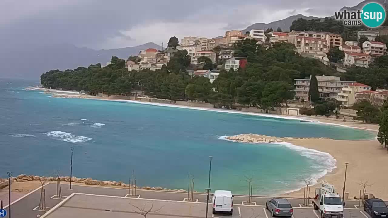 Baška Voda | Podluka beach webcam