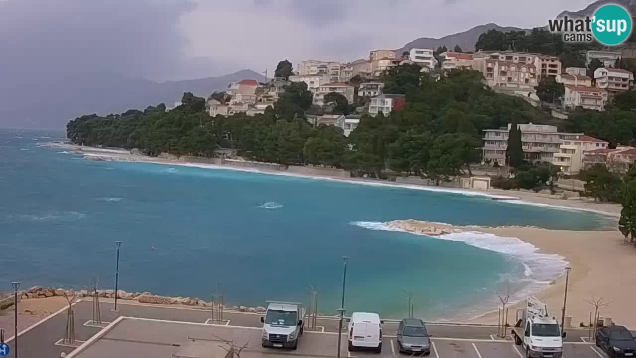 Baška Voda | webcam Podluka Strand