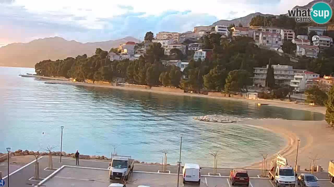 Baška Voda | Podluka beach webcam