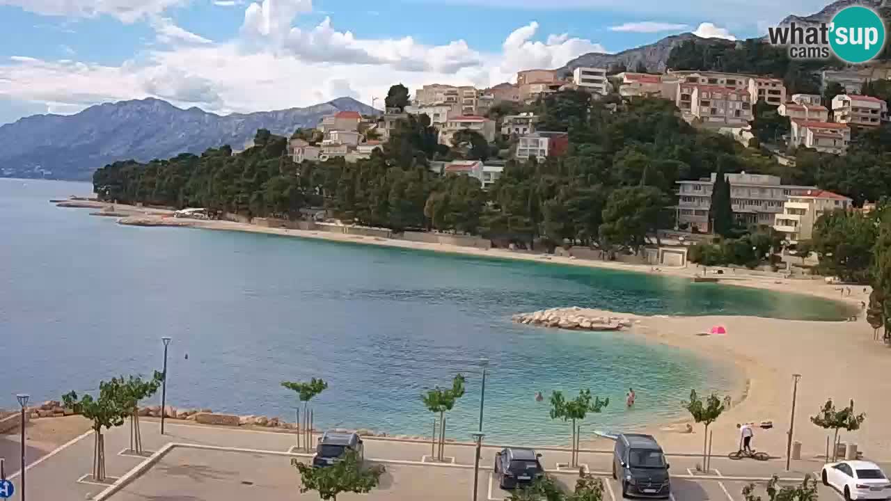 Baška Voda | Podluka beach webcam